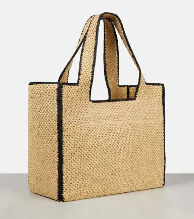 Loewe Paula's Ibiza Font Large raffia shopper | Thumbnail 6 Loewe Paula's Ibiza Font Large raffia shopper | Thumbnail 6