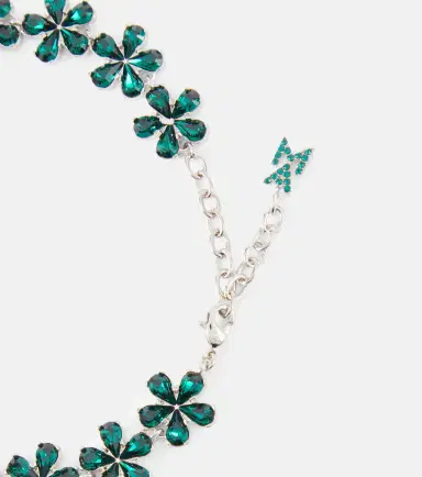 Amina Muaddi Crystal-embellished anklet | Thumbnail 2 Amina Muaddi Crystal-embellished anklet | Thumbnail 2