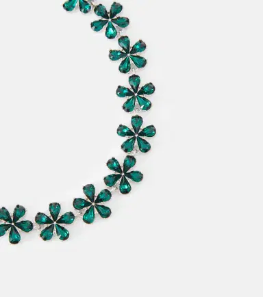 Amina Muaddi Crystal-embellished anklet | Thumbnail 3 Amina Muaddi Crystal-embellished anklet | Thumbnail 3