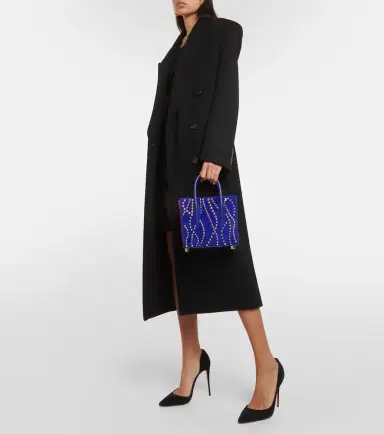 Christian Louboutin Paloma Mini velour and leather tote bag | Thumbnail 5 Christian Louboutin Paloma Mini velour and leather tote bag | Thumbnail 5