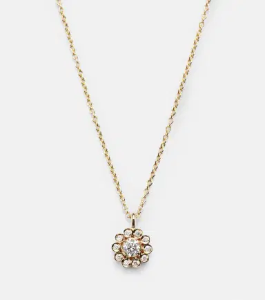 Sophie Bille Brahe Soleil Simple 18kt gold necklace with diamonds | Thumbnail 2 Sophie Bille Brahe Soleil Simple 18kt gold necklace with diamonds | Thumbnail 2