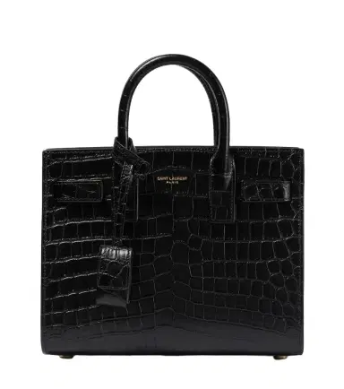 Saint Laurent Sac De Jour Nano croc-effect leather tote bag | Thumbnail 1 Saint Laurent Sac De Jour Nano croc-effect leather tote bag | Thumbnail 1