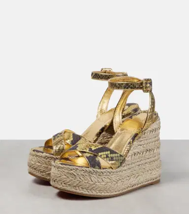 Christian Louboutin Mariza snake-print leather espadrille wedges | Thumbnail 3 Christian Louboutin Mariza snake-print leather espadrille wedges | Thumbnail 3