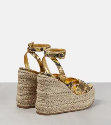 Christian Louboutin Mariza snake-print leather espadrille wedges | Thumbnail 4 Christian Louboutin Mariza snake-print leather espadrille wedges | Thumbnail 4