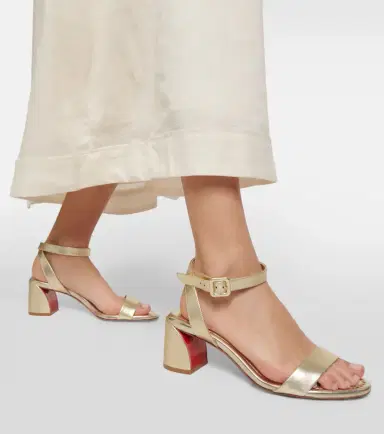 Christian Louboutin Miss Sabina 55 metallic sandals | Thumbnail 5 Christian Louboutin Miss Sabina 55 metallic sandals | Thumbnail 5