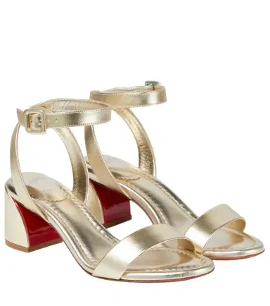 Christian Louboutin Miss Sabina 55 metallic sandals | Thumbnail 1 Christian Louboutin Miss Sabina 55 metallic sandals | Thumbnail 1