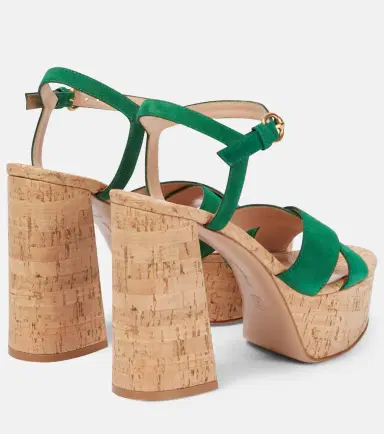 Gianvito Rossi Bebe suede platform sandals | Thumbnail 2 Gianvito Rossi Bebe suede platform sandals | Thumbnail 2