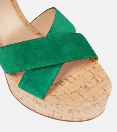 Gianvito Rossi Bebe suede platform sandals | Thumbnail 3 Gianvito Rossi Bebe suede platform sandals | Thumbnail 3
