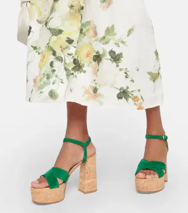 Gianvito Rossi Bebe suede platform sandals | Thumbnail 5 Gianvito Rossi Bebe suede platform sandals | Thumbnail 5