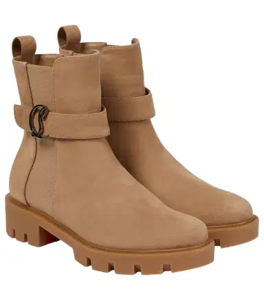 Christian Louboutin CL Chelsea suede ankle boots | Thumbnail 1 Christian Louboutin CL Chelsea suede ankle boots | Thumbnail 1