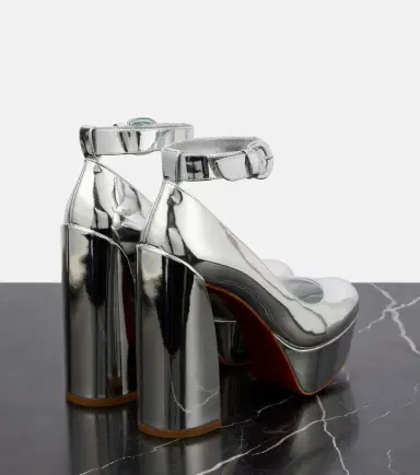 Christian Louboutin Movidastrap metallic leather pumps | Thumbnail 2 Christian Louboutin Movidastrap metallic leather pumps | Thumbnail 2