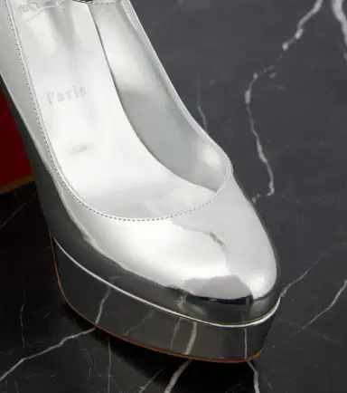 Christian Louboutin Movidastrap metallic leather pumps | Thumbnail 4 Christian Louboutin Movidastrap metallic leather pumps | Thumbnail 4