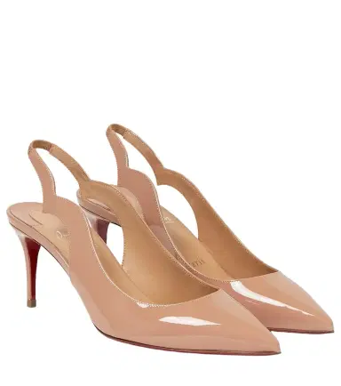Christian Louboutin Patent leather slingback pumps | Thumbnail 1 Christian Louboutin Patent leather slingback pumps | Thumbnail 1