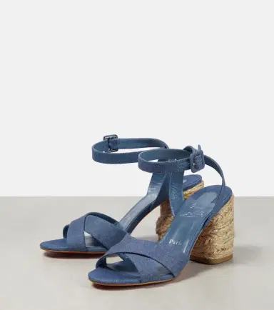Christian Louboutin Summer Mariza denim espadrilles sandals | Thumbnail 5 Christian Louboutin Summer Mariza denim espadrilles sandals | Thumbnail 5