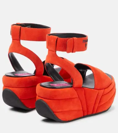 Pucci ami suede wedge platform sandals | Thumbnail 2 Pucci ami suede wedge platform sandals | Thumbnail 2