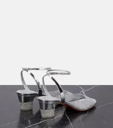 Christian Louboutin Cassandrissima embellished PVC sandals | Thumbnail 4 Christian Louboutin Cassandrissima embellished PVC sandals | Thumbnail 4