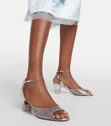 Christian Louboutin Cassandrissima embellished PVC sandals | Thumbnail 5 Christian Louboutin Cassandrissima embellished PVC sandals | Thumbnail 5