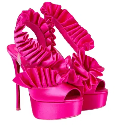 Christian Louboutin Froufrou Alta 150 satin sandals | Thumbnail 1 Christian Louboutin Froufrou Alta 150 satin sandals | Thumbnail 1