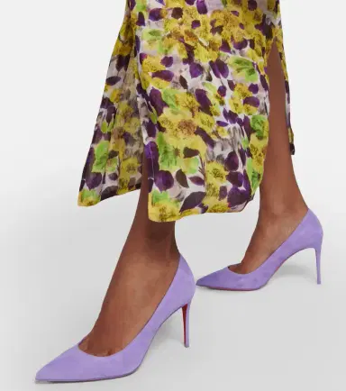Christian Louboutin Kate 85 patent suede pumps | Thumbnail 3 Christian Louboutin Kate 85 patent suede pumps | Thumbnail 3
