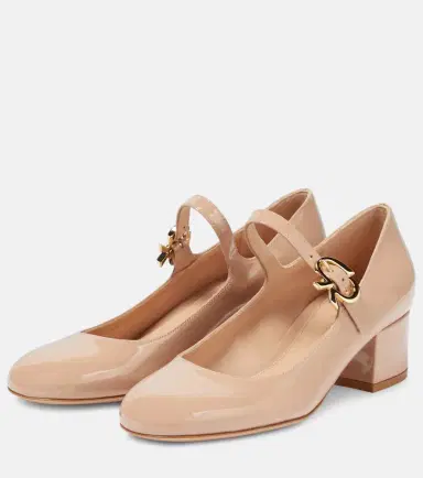Gianvito Rossi Mary Ribbon patent leather pumps | Thumbnail 3 Gianvito Rossi Mary Ribbon patent leather pumps | Thumbnail 3