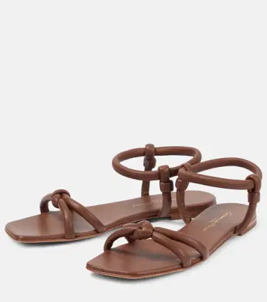 Gianvito Rossi Juno leather sandals | Thumbnail 3 Gianvito Rossi Juno leather sandals | Thumbnail 3