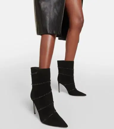 René Caovilla Morgana embellished suede boots | Thumbnail 5 René Caovilla Morgana embellished suede boots | Thumbnail 5