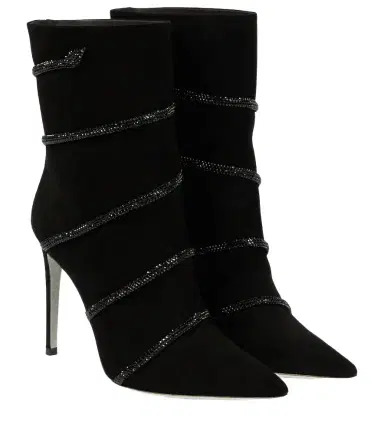 René Caovilla Morgana embellished suede boots | Thumbnail 1 René Caovilla Morgana embellished suede boots | Thumbnail 1