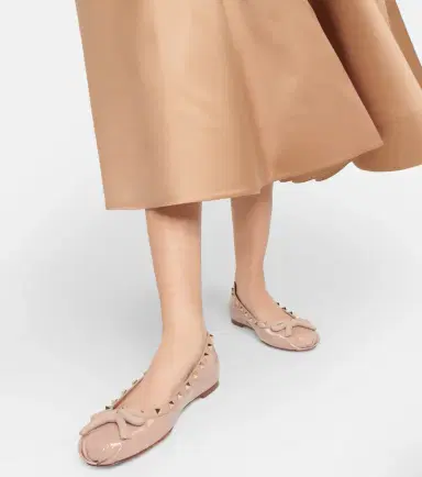 Valentino Garavani Rockstud patent leather ballet flats | Thumbnail 6 Valentino Garavani Rockstud patent leather ballet flats | Thumbnail 6