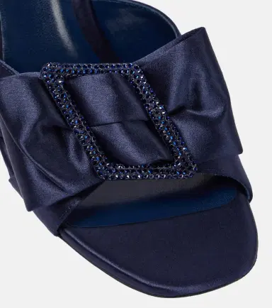 René Caovilla Bow-detail embellished satin pumps | Thumbnail 4 René Caovilla Bow-detail embellished satin pumps | Thumbnail 4