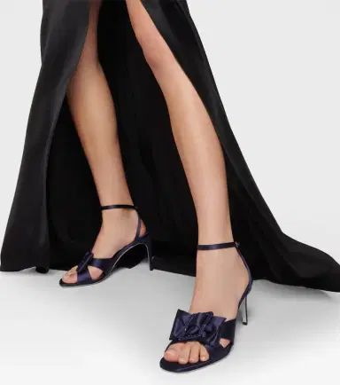 René Caovilla Bow-detail embellished satin pumps | Thumbnail 5 René Caovilla Bow-detail embellished satin pumps | Thumbnail 5