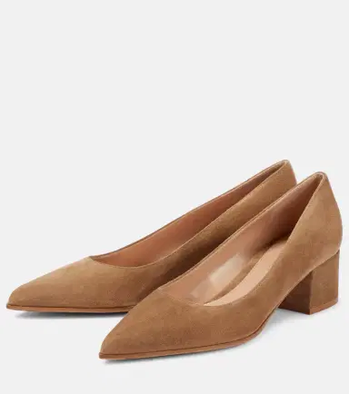 Gianvito Rossi Piper suede pumps | Thumbnail 4 Gianvito Rossi Piper suede pumps | Thumbnail 4