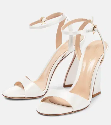 Gianvito Rossi Aura satin sandals | Thumbnail 4 Gianvito Rossi Aura satin sandals | Thumbnail 4