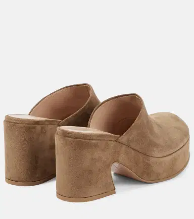 Gianvito Rossi Lyss suede platform mules | Thumbnail 2 Gianvito Rossi Lyss suede platform mules | Thumbnail 2