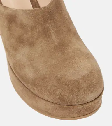 Gianvito Rossi Lyss suede platform mules | Thumbnail 4 Gianvito Rossi Lyss suede platform mules | Thumbnail 4