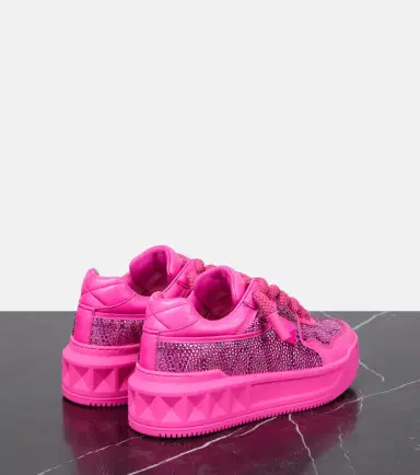 Valentino Garavani One Stud XL Toile Iconographe platform sneakers | Thumbnail 2 Valentino Garavani One Stud XL Toile Iconographe platform sneakers | Thumbnail 2