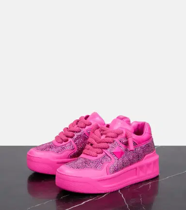 Valentino Garavani One Stud XL Toile Iconographe platform sneakers | Thumbnail 3 Valentino Garavani One Stud XL Toile Iconographe platform sneakers | Thumbnail 3
