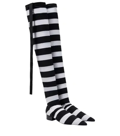 Dolce & Gabbana Portofino striped over-the-knee boots | Thumbnail 1 Dolce & Gabbana Portofino striped over-the-knee boots | Thumbnail 1