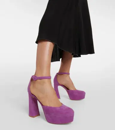 Gianvito Rossi Vernice platform suede pumps | Thumbnail 2 Gianvito Rossi Vernice platform suede pumps | Thumbnail 2