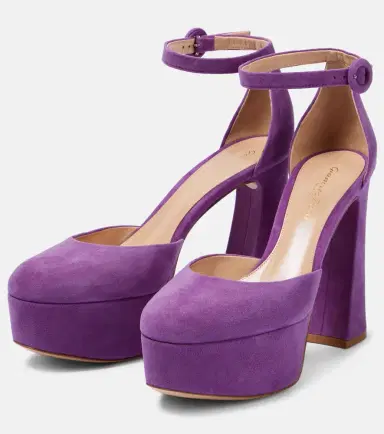 Gianvito Rossi Vernice platform suede pumps | Thumbnail 5 Gianvito Rossi Vernice platform suede pumps | Thumbnail 5