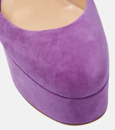 Gianvito Rossi Vernice platform suede pumps | Thumbnail 6 Gianvito Rossi Vernice platform suede pumps | Thumbnail 6