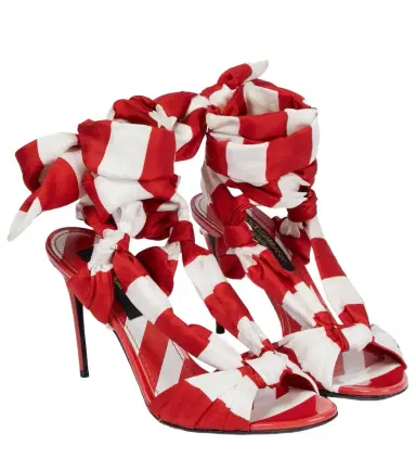 Dolce & Gabbana Portofino 105 striped sandals | Thumbnail 1 Dolce & Gabbana Portofino 105 striped sandals | Thumbnail 1