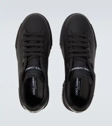 Dolce & Gabbana Logo leather sneakers | Thumbnail 4 Dolce & Gabbana Logo leather sneakers | Thumbnail 4