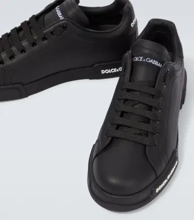Dolce & Gabbana Logo leather sneakers | Thumbnail 6 Dolce & Gabbana Logo leather sneakers | Thumbnail 6