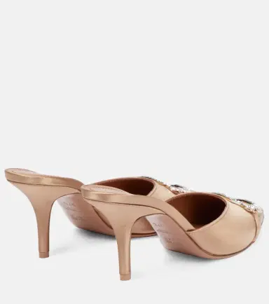 Malone Souliers Missy 85 embellished satin mules | Thumbnail 4 Malone Souliers Missy 85 embellished satin mules | Thumbnail 4