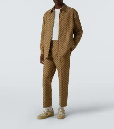 Gucci GG Supreme cotton-blend pants | Thumbnail 2 Gucci GG Supreme cotton-blend pants | Thumbnail 2