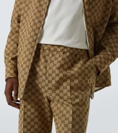 Gucci GG Supreme cotton-blend pants | Thumbnail 3 Gucci GG Supreme cotton-blend pants | Thumbnail 3