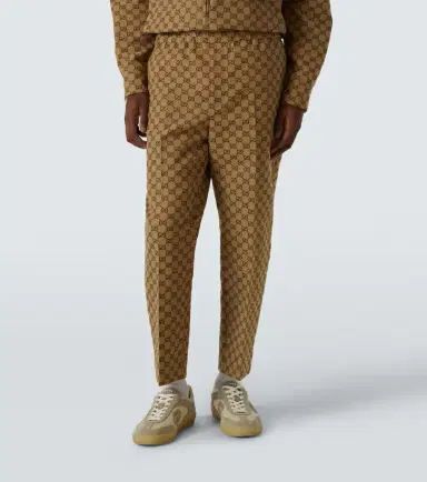 Gucci GG Supreme cotton-blend pants | Thumbnail 4 Gucci GG Supreme cotton-blend pants | Thumbnail 4