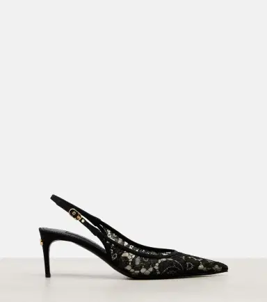 Dolce & Gabbana Lace slingback pumps | Thumbnail 6 Dolce & Gabbana Lace slingback pumps | Thumbnail 6