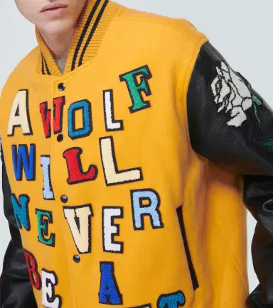 Undercover Appliqué wool-blend varsity jacket | Thumbnail 3 Undercover Appliqué wool-blend varsity jacket | Thumbnail 3