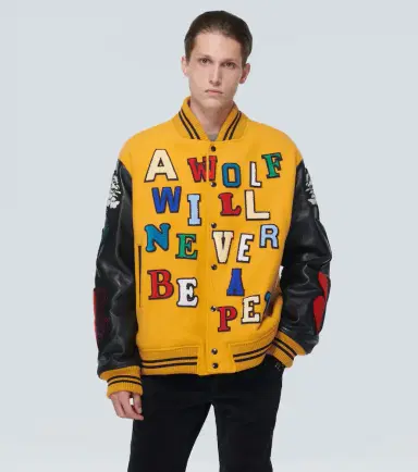 Undercover Appliqué wool-blend varsity jacket | Thumbnail 4 Undercover Appliqué wool-blend varsity jacket | Thumbnail 4